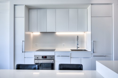 Cuisine - 1706-1288 Av. Des Canadiens-De-Montréal, Montréal (Ville-Marie), QC - Indoor Photo Showing Kitchen