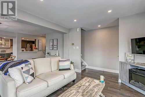 2386 Munns Avenue E, Oakville, ON - Indoor Photo Showing Living Room With Fireplace