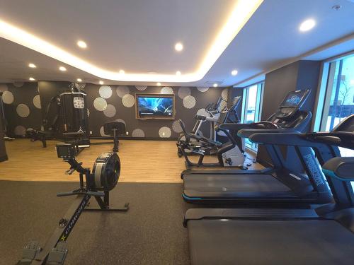Exercise room - 1007-4775 Rue Gertrude-Roy, Québec (Les Rivières), QC - Indoor Photo Showing Gym Room