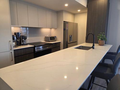 Kitchen - 1007-4775 Rue Gertrude-Roy, Québec (Les Rivières), QC - Indoor Photo Showing Kitchen With Upgraded Kitchen