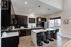 kitchen with walkout to patio - 