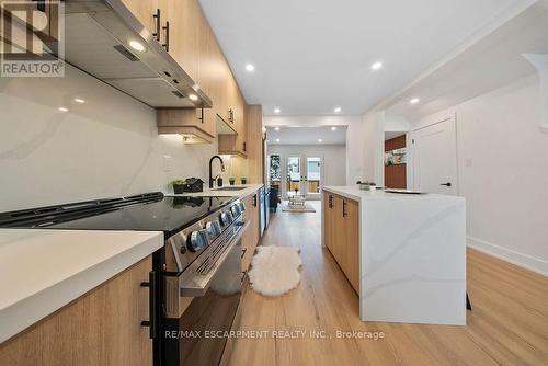 151 East 21St Street, Hamilton, ON - Indoor Photo Showing Kitchen With Upgraded Kitchen