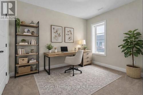 Virtually Staged - 606 - 361 Quarter Town Line, Tillsonburg, ON - Indoor Photo Showing Office