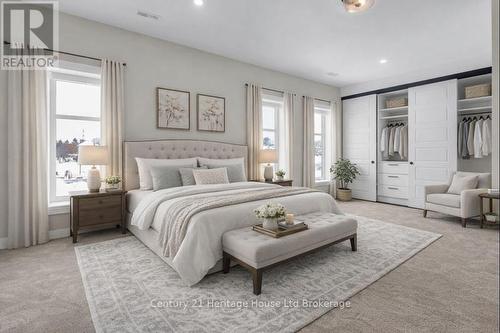 Virtually Staged - 606 - 361 Quarter Town Line, Tillsonburg, ON - Indoor Photo Showing Bedroom