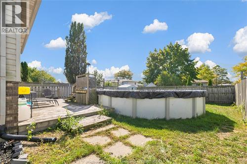 1812 Vicky Circle, Windsor, ON - Outdoor With Above Ground Pool