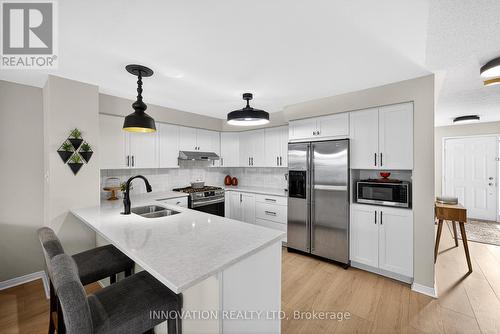 23 Abaca Way, Ottawa, ON - Indoor Photo Showing Kitchen With Double Sink