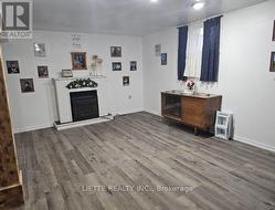 BASEMENT WITH ELECTRIC FIREPLACE - 