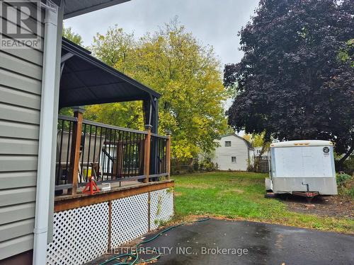 LARGE REAR DECK WITH GAZEBO - 823 Bedford Street N, Cornwall, ON - Outdoor With Deck Patio Veranda