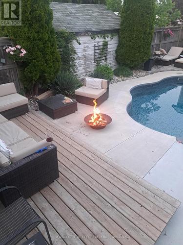 32 Third Avenue, St. Thomas, ON - Outdoor With In Ground Pool With Deck Patio Veranda
