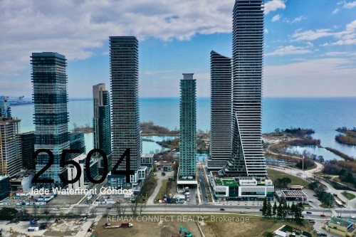 2504-33 Shore Breeze Drive, Toronto, ON - Outdoor With Body Of Water With Facade