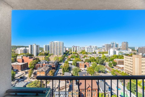 1605-135 James Street S, Hamilton, ON - Outdoor With Balcony With View