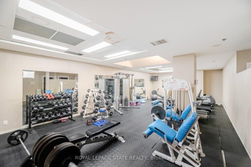 1605-135 James Street S, Hamilton, ON - Indoor Photo Showing Gym Room