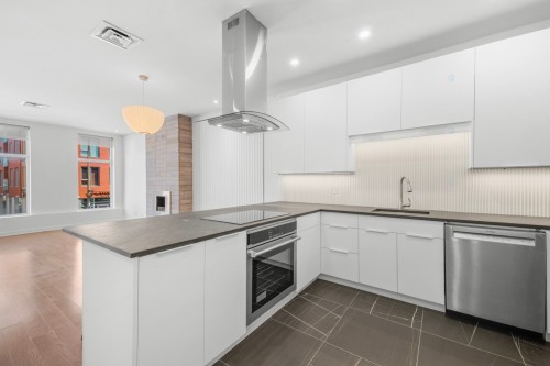 Kitchen - 6426 Boul. St-Laurent, Montréal (Rosemont/La Petite-Patrie), QC - Indoor Photo Showing Kitchen With Upgraded Kitchen