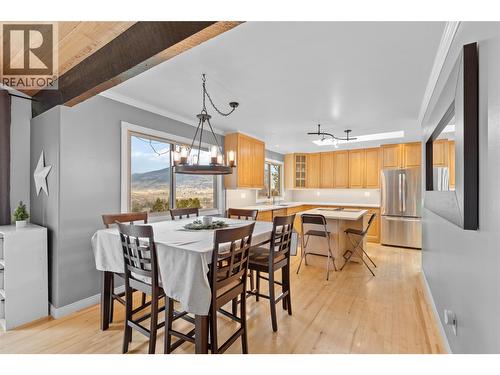 Dining room - 11609 Upper Summit Drive, Coldstream, BC - Indoor Photo Showing Dining Room