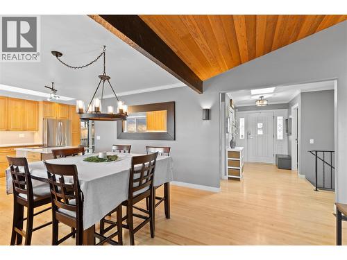 11609 Upper Summit Drive, Coldstream, BC - Indoor Photo Showing Dining Room