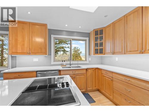 11609 Upper Summit Drive, Coldstream, BC - Indoor Photo Showing Kitchen With Double Sink