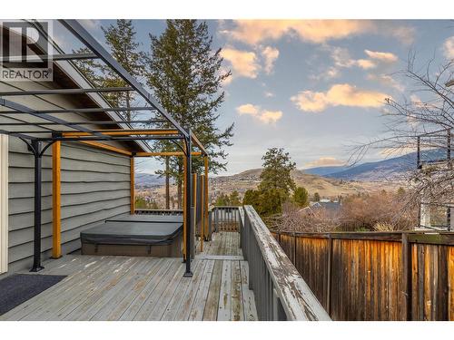 Views from hot tub - 11609 Upper Summit Drive, Coldstream, BC - Outdoor With Deck Patio Veranda