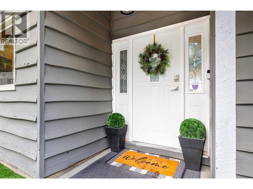 Front entrance - 11609 Upper Summit Drive, Coldstream, BC - Outdoor With Exterior