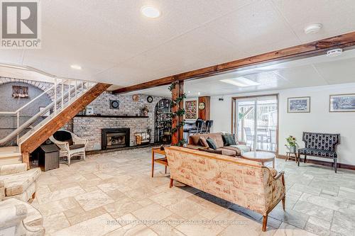 71 Ronald Avenue, Tiny, ON - Indoor With Fireplace