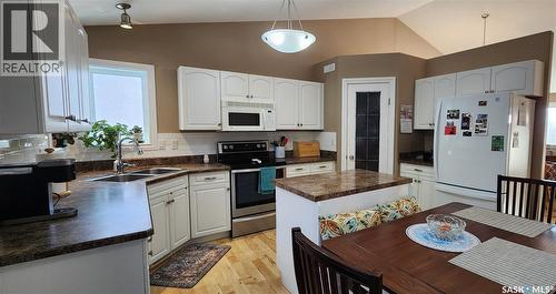 247 Blackburn Crescent, Saskatoon, SK - Indoor Photo Showing Kitchen With Double Sink