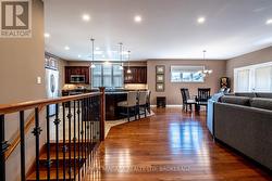 Stairs down to lower level - 