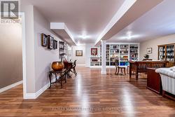 Rec room with built-ins - 