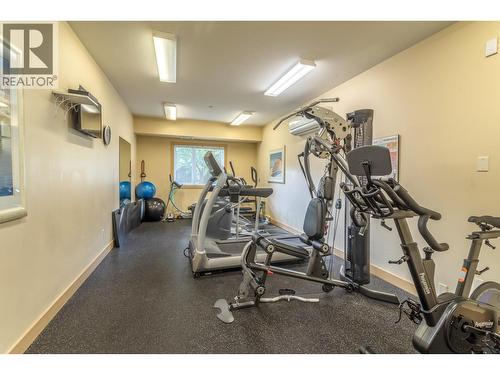 660 Lequime Road Unit# 405, Kelowna, BC - Indoor Photo Showing Gym Room