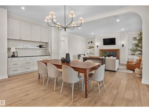 4183 Cameron Heights Pt Nw, Edmonton, AB - Indoor Photo Showing Dining Room