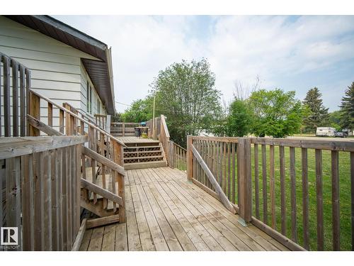 320 1 Av, Thorhild, AB - Outdoor With Deck Patio Veranda With Exterior