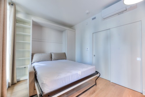 Chambre à coucher - 908-1200 Rue Drummond, Montréal (Ville-Marie), QC - Indoor Photo Showing Bedroom