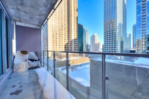 Balcon - 908-1200 Rue Drummond, Montréal (Ville-Marie), QC - Outdoor With Balcony