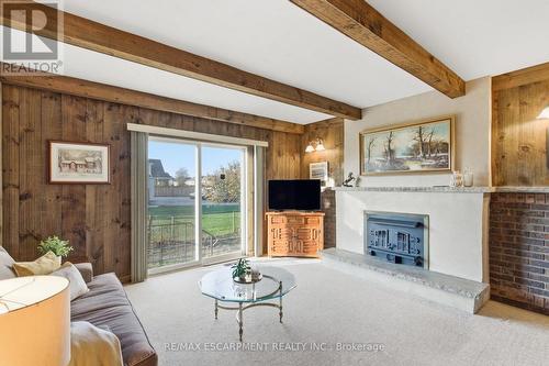 1235 Barton Street, Hamilton, ON - Indoor Photo Showing Living Room With Fireplace