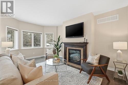 290 Eaton Street, Halton Hills, ON - Indoor Photo Showing Living Room With Fireplace