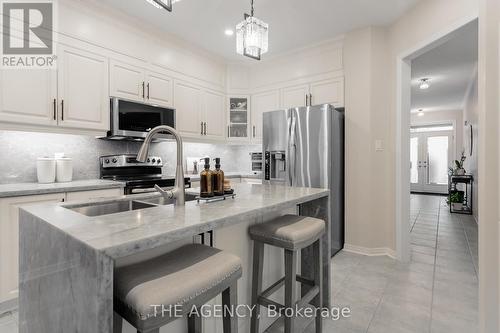 13 Smoothwater Street, Brampton, ON - Indoor Photo Showing Kitchen With Double Sink With Upgraded Kitchen