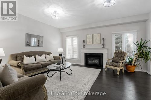 13 Smoothwater Street, Brampton, ON - Indoor Photo Showing Living Room With Fireplace