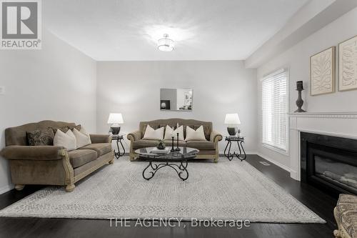 13 Smoothwater Street, Brampton, ON - Indoor Photo Showing Living Room With Fireplace