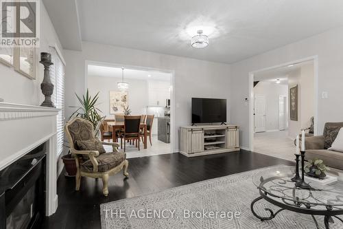 13 Smoothwater Street, Brampton, ON - Indoor Photo Showing Living Room With Fireplace