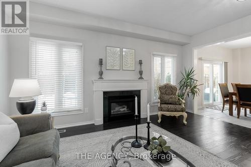 13 Smoothwater Street, Brampton, ON - Indoor Photo Showing Living Room With Fireplace