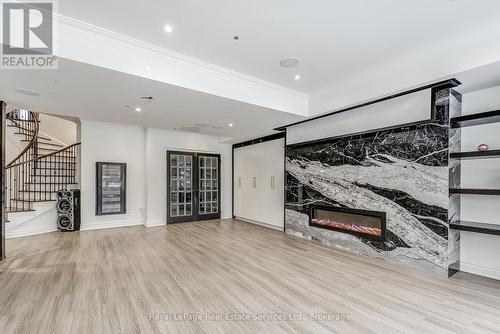 Plenty of room for games - 2331 Rideau Drive, Oakville (Jc Joshua Creek), ON - Indoor With Fireplace