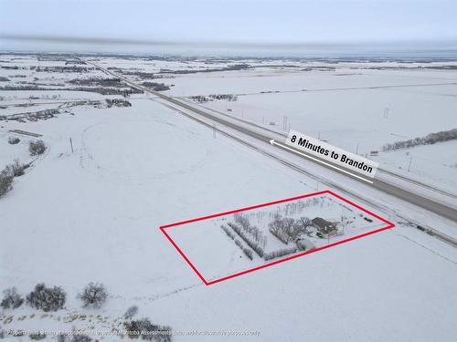 49084 Service Road, Brandon, MB - Outdoor With View
