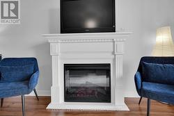 Electric fireplace in living room - 