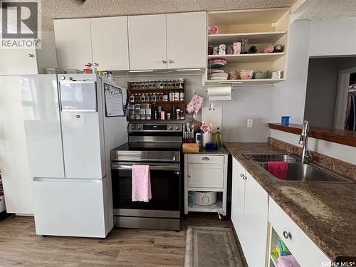 675 Pasqua Street, Regina, SK - Indoor Photo Showing Kitchen With Double Sink