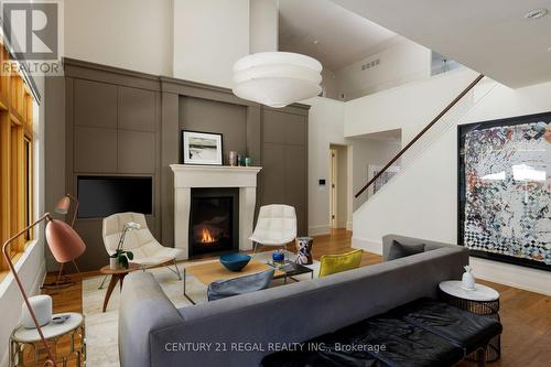 2442 Meadowood Crescent, Oakville, ON - Indoor Photo Showing Other Room With Fireplace