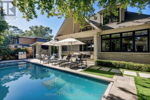 2442 Meadowood Crescent, Oakville, ON - Outdoor With In Ground Pool