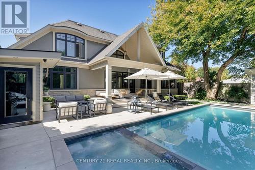 2442 Meadowood Crescent, Oakville, ON - Outdoor With In Ground Pool