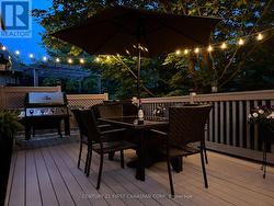 Summer rear elevated deck - 