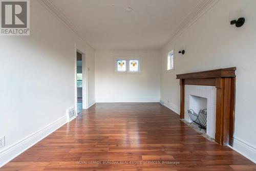 49 Province Street S, Hamilton, ON - Indoor Photo Showing Other Room With Fireplace