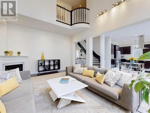 2 Yorkton Boulevard, Markham, ON - Indoor Photo Showing Living Room With Fireplace