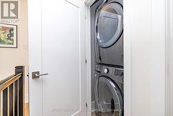 Stacked laundry on third level - 