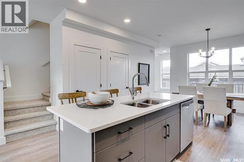 81 Rosewood Boulevard E, Saskatoon, SK - Indoor Photo Showing Kitchen With Double Sink